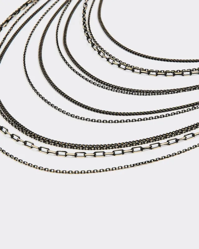 Multilayer Chain Necklace sold by Reitmans