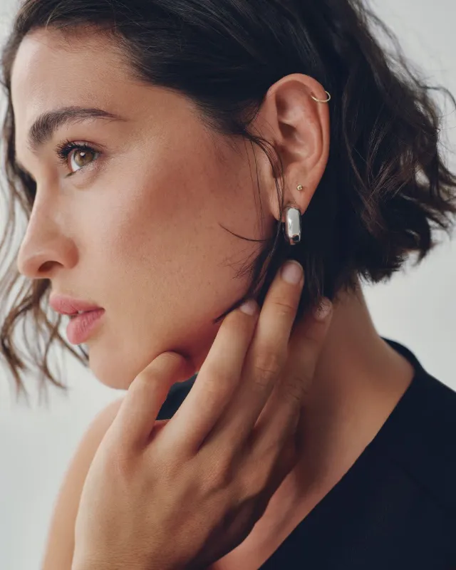 Stainless Steel Chunky Hoops sold by Reitmans