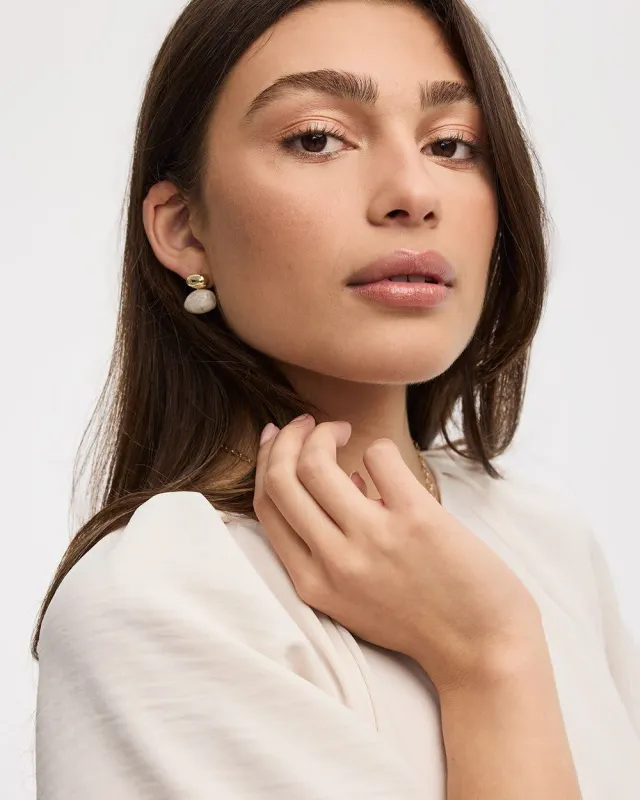 Stud Earrings with Resin Stones sold by Reitmans