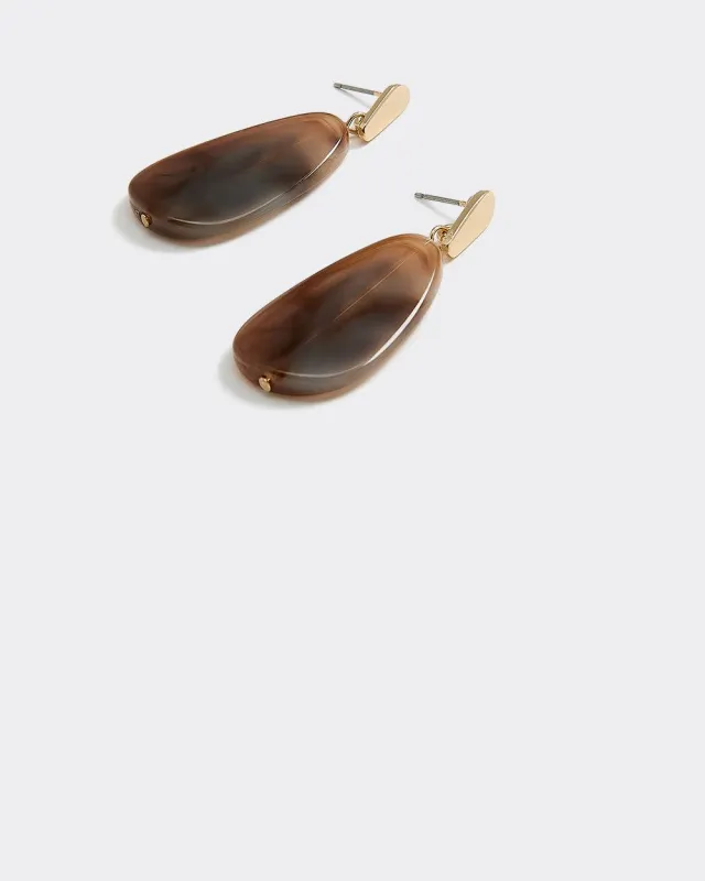 Resin Pendant Earrings sold by Reitmans
