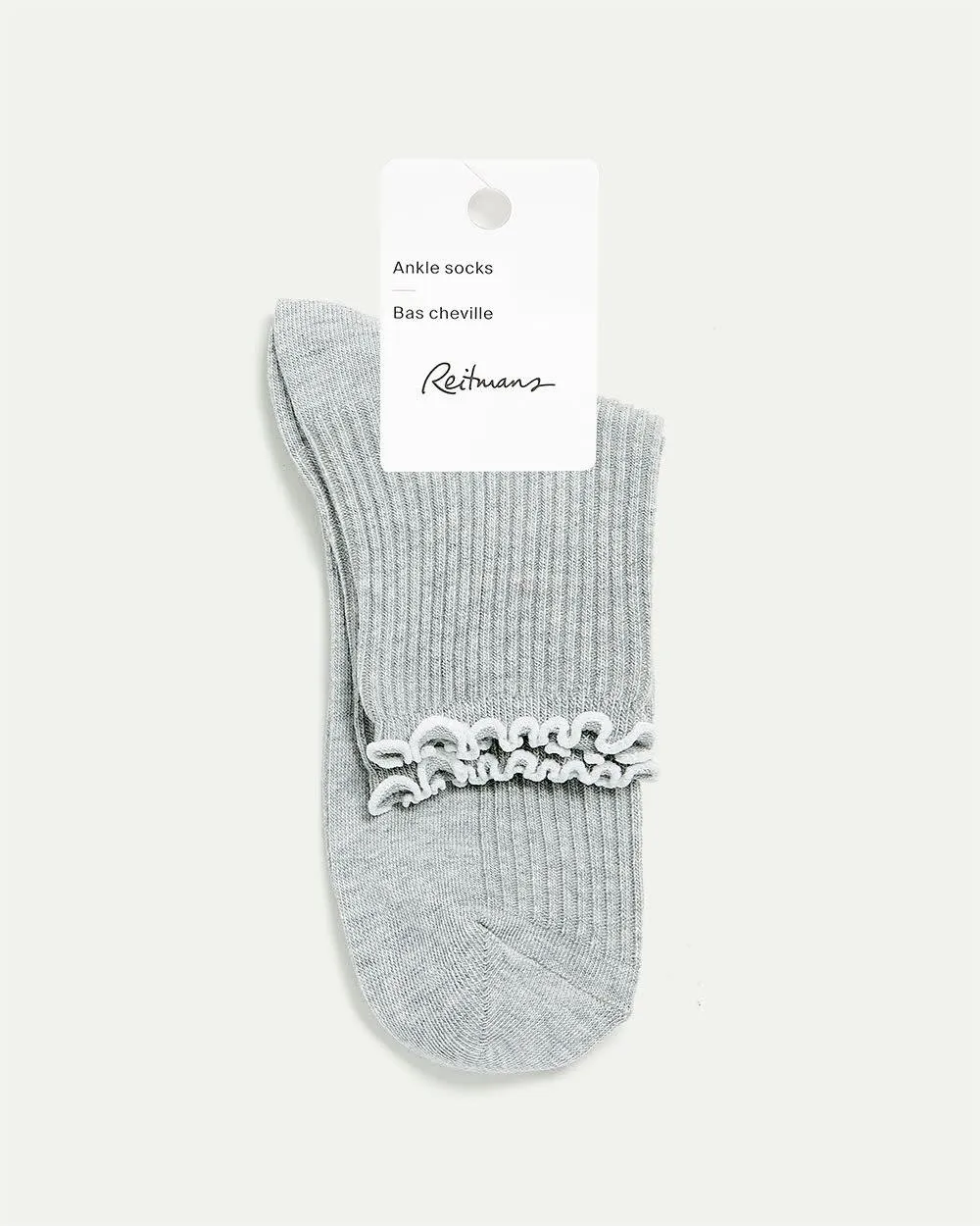 Cotton Anklet Socks with Ruffled Hems sold by Reitmans product image thumbnail 5