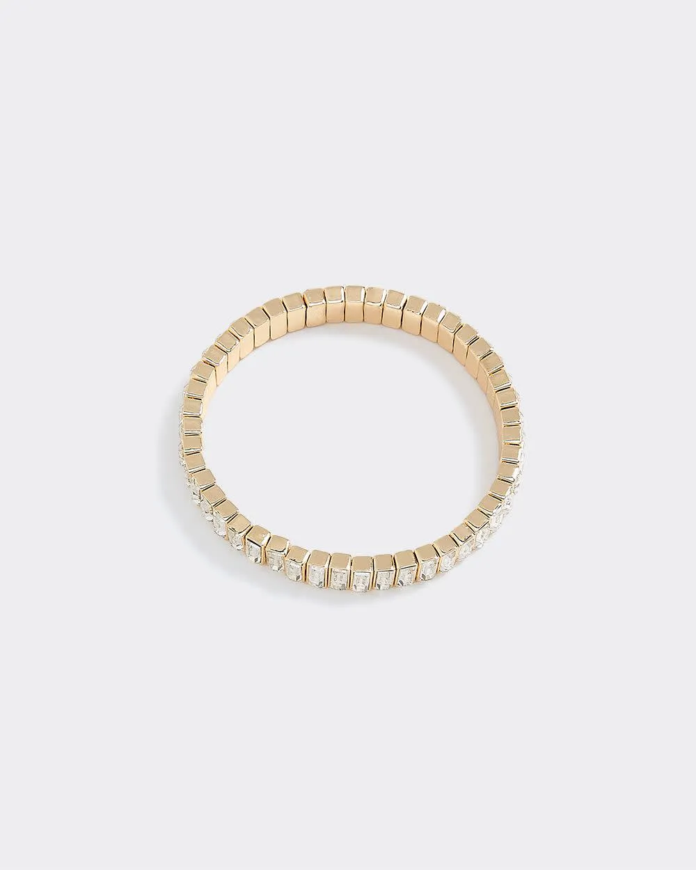 Stretch Baguette Bracelet with Rhinestones sold by Reitmans product image thumbnail 2