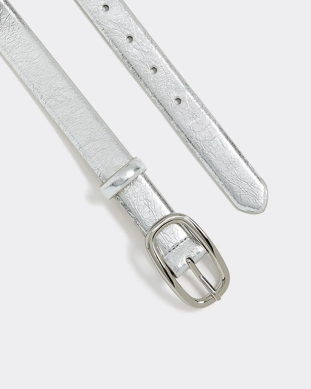 Metallic Faux Leather Belt sold by Reitmans product image thumbnail 3