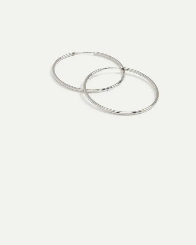 Stainless Steel Large Basic Hoops sold by Reitmans