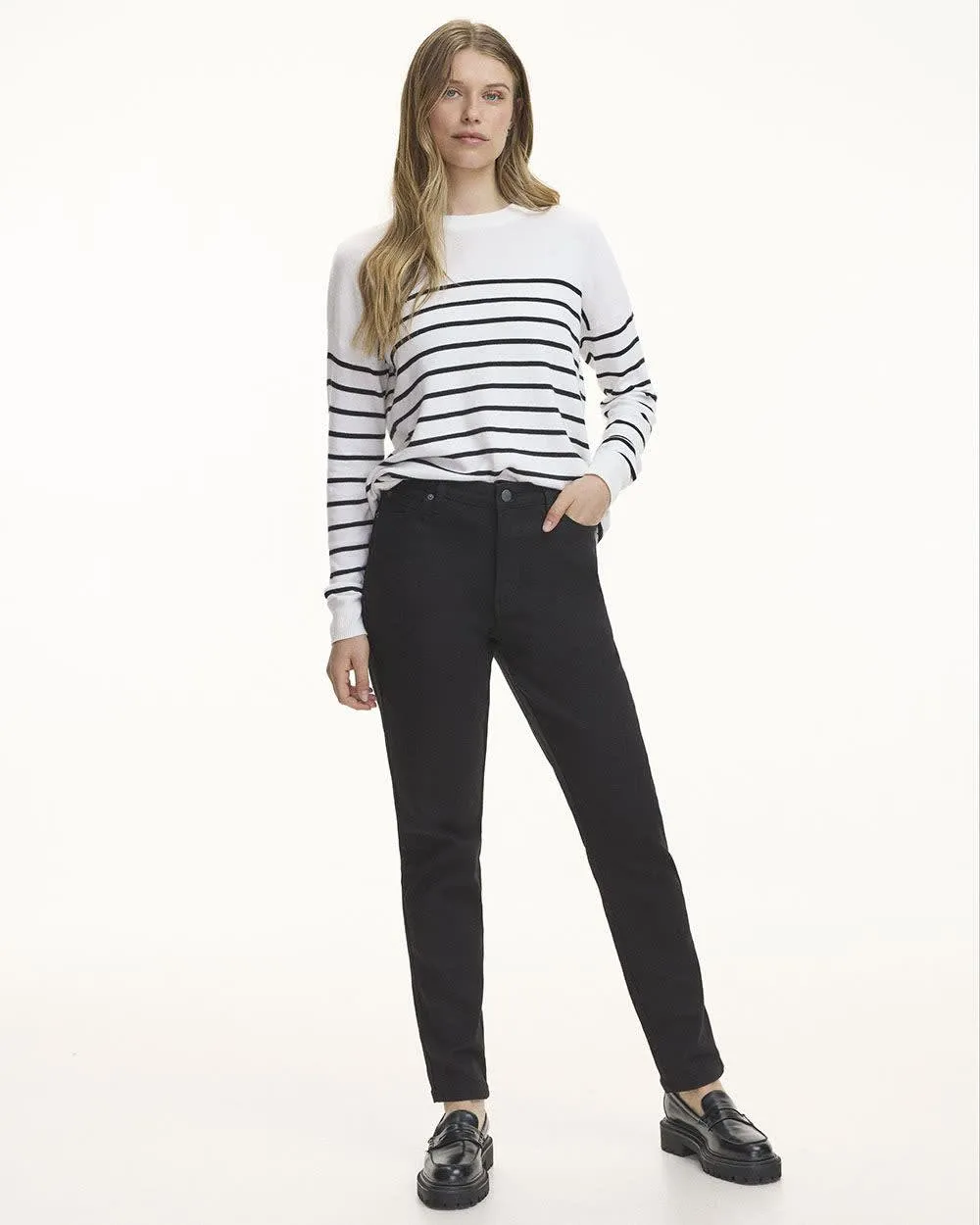 Slim-Leg High-Rise Jean - The Vintage - Curvy Fit sold by Reitmans product image thumbnail 3