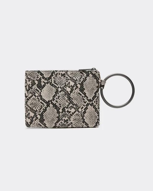 Faux Leather Snakeskin Pochette sold by Reitmans