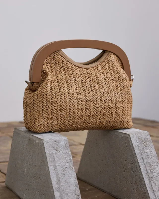 Straw Clutch made by Reitmans
