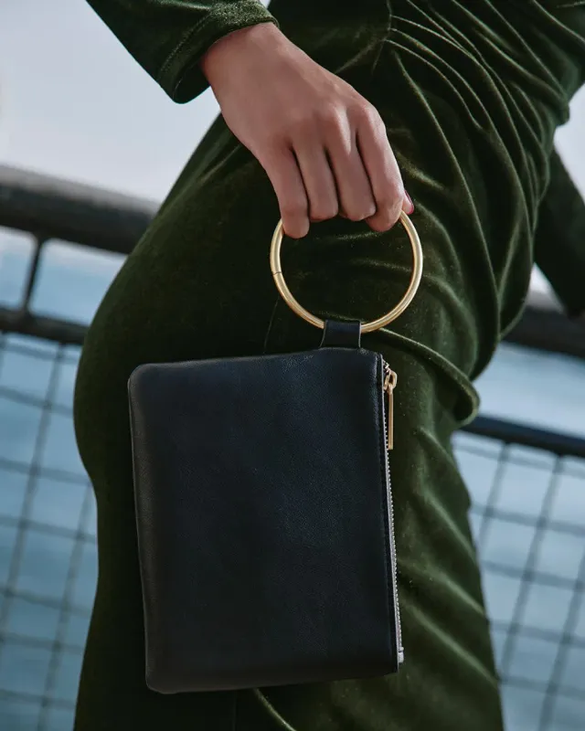 Faux Leather Card Holder sold by Reitmans