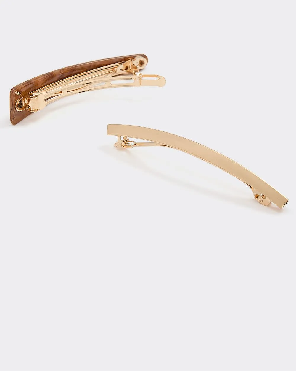 Resin Barrettes - Set of 2 sold by Reitmans