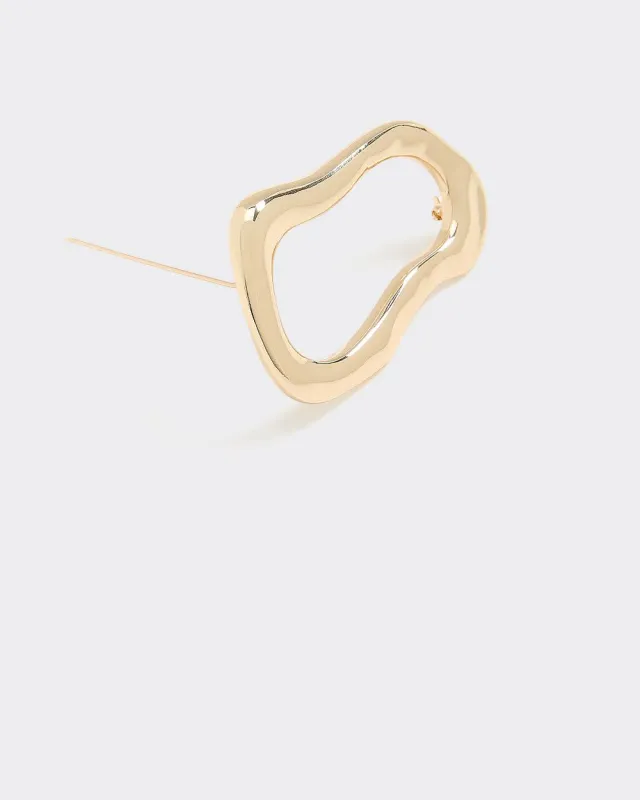 Oval Organic Brooch sold by Reitmans