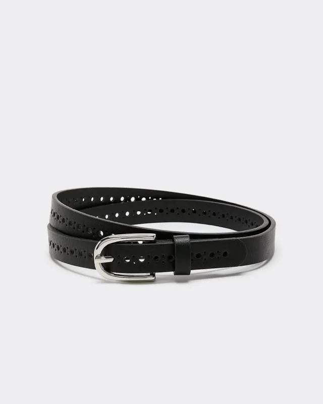 Skinny Faux Leather Belt sold by Reitmans