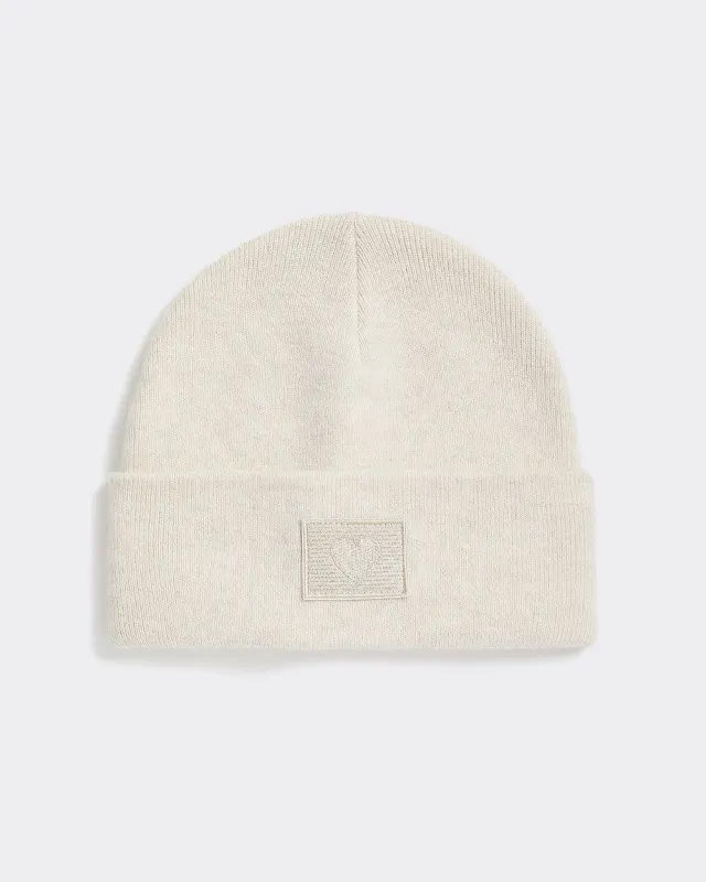 Fold-Over Beanie with Embroidered Patch sold by Reitmans