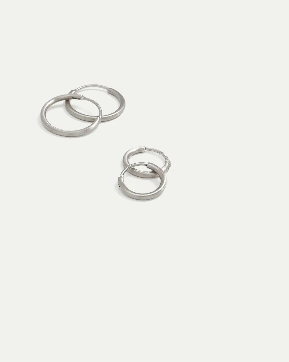 Stainless Steel Basic Hoops - 2 Pairs sold by Reitmans