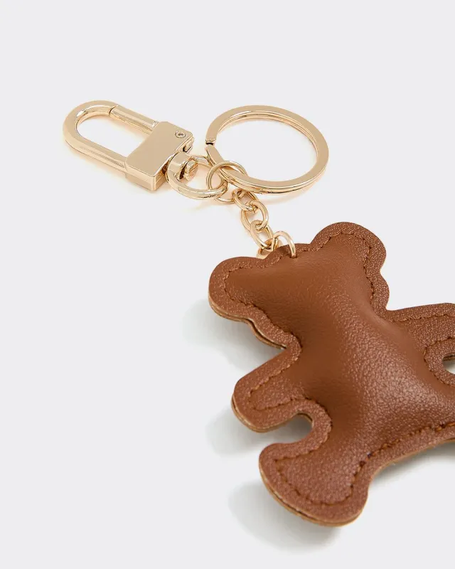 Faux Leather Bear Bag Charm sold by Reitmans