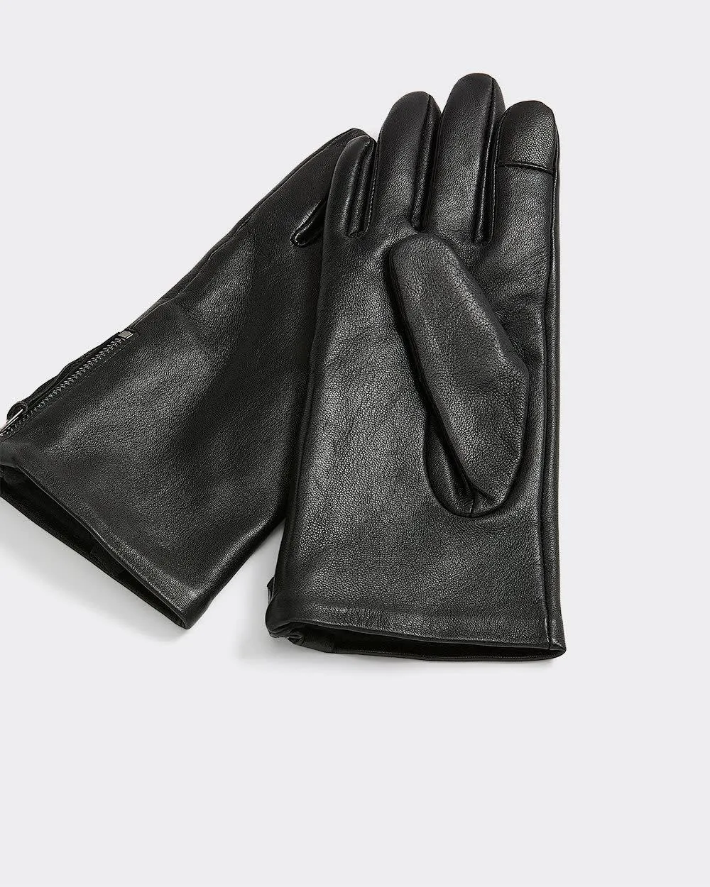 Leather Gloves with Zipped Cuffs sold by Reitmans product image thumbnail 3