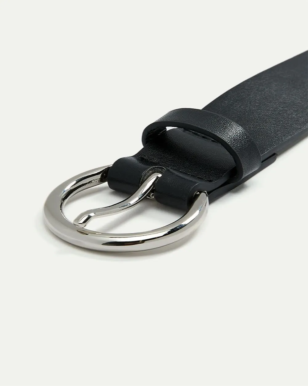 Faux Leather Belt with Round Buckle sold by Reitmans product image thumbnail 2