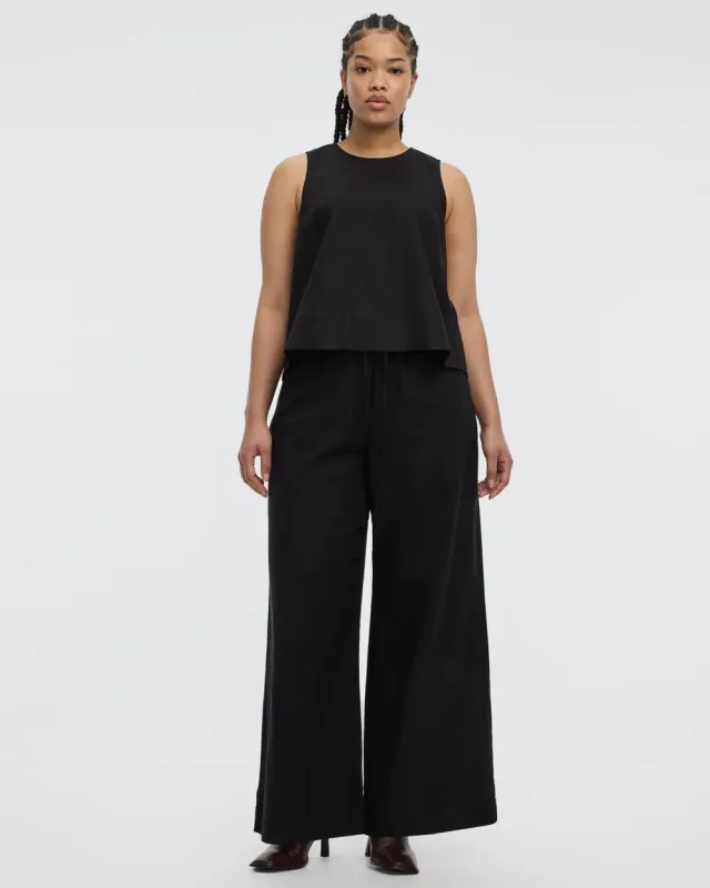 Wide-Leg Linen-Blend Pant sold by Reitmans