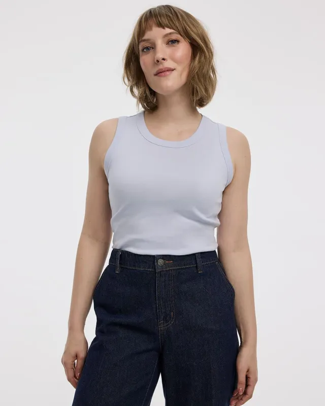 Ribbed Crew-Neck Tank - R Essentials sold by Reitmans