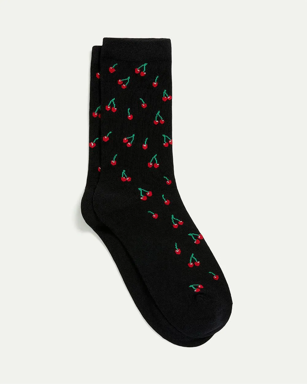 Crew Socks with Cherries sold by Reitmans