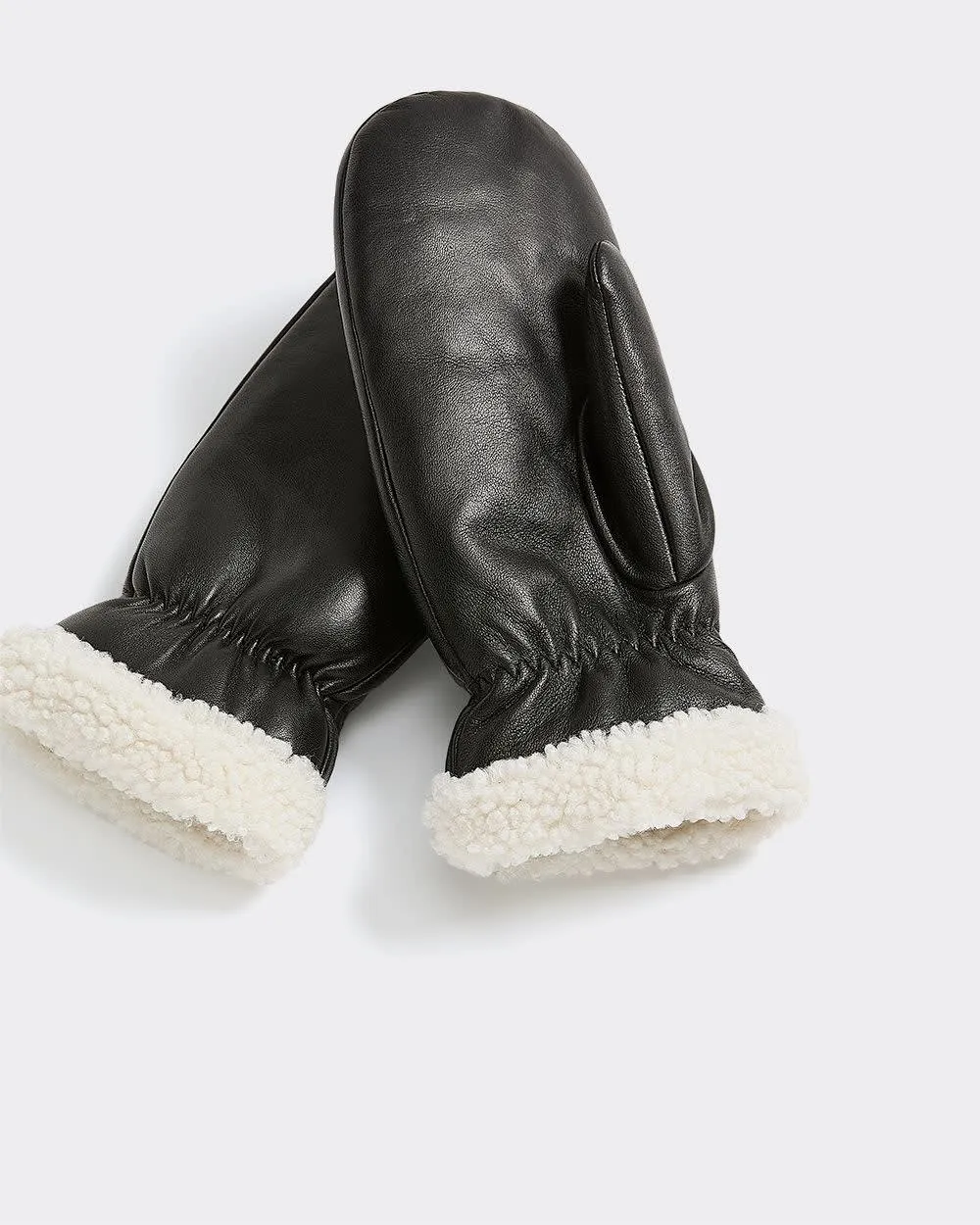 Leather Mitts with Sherpa Lining sold by Reitmans product image thumbnail 3