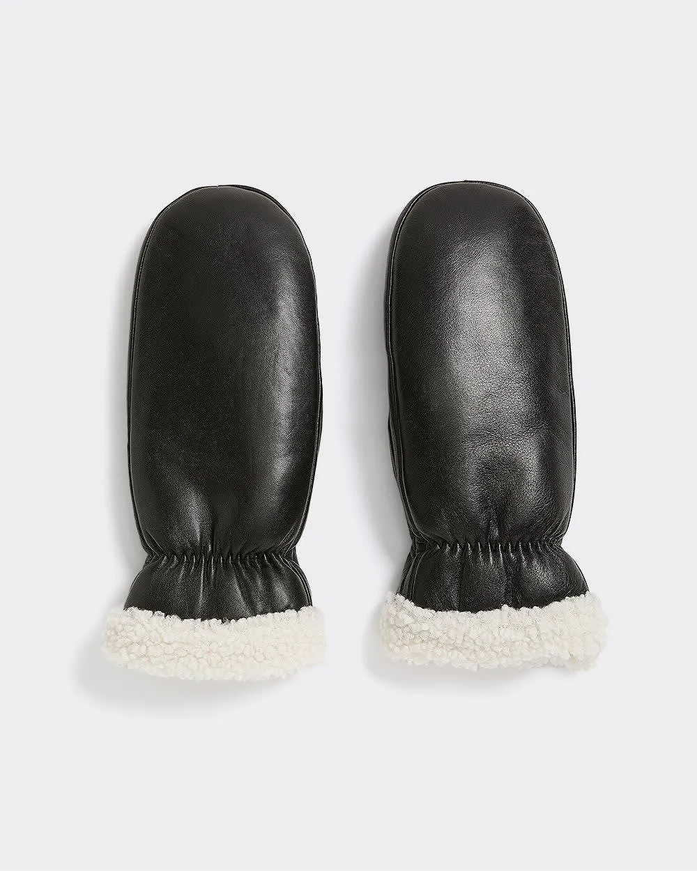 Leather Mitts with Sherpa Lining sold by Reitmans