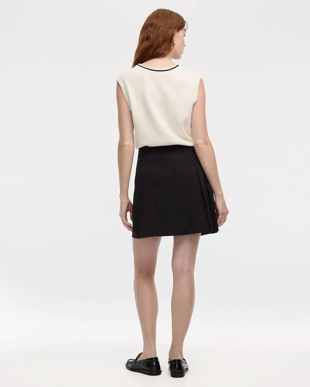 A-Line Mini Skirt with Side Pleats - The Timeless sold by Reitmans product image thumbnail 2