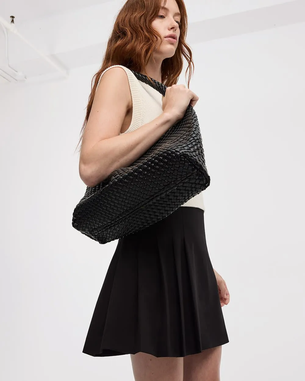 A-Line Mini Skirt with Side Pleats - The Timeless sold by Reitmans product image thumbnail 3