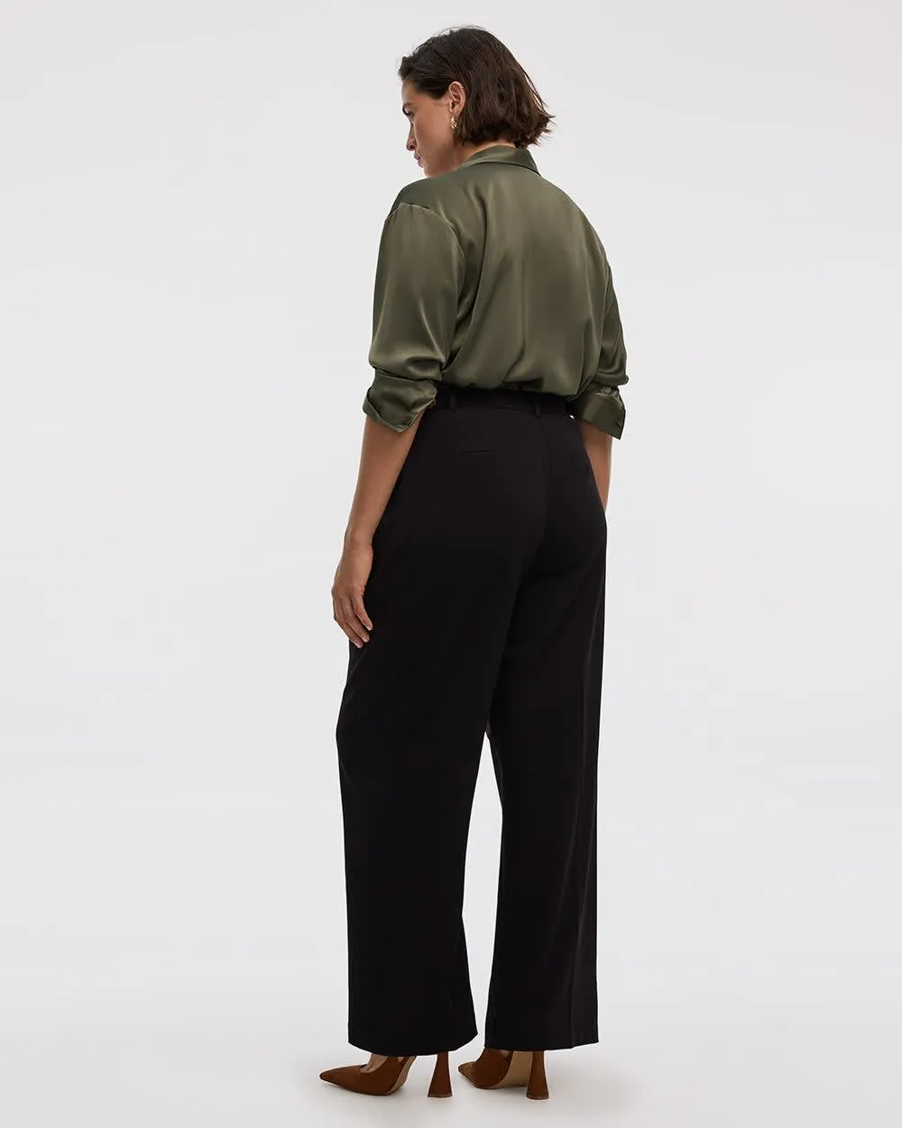Wide-Leg High-Rise Pant - The Timeless - Curvy Fit sold by Reitmans product image thumbnail 2