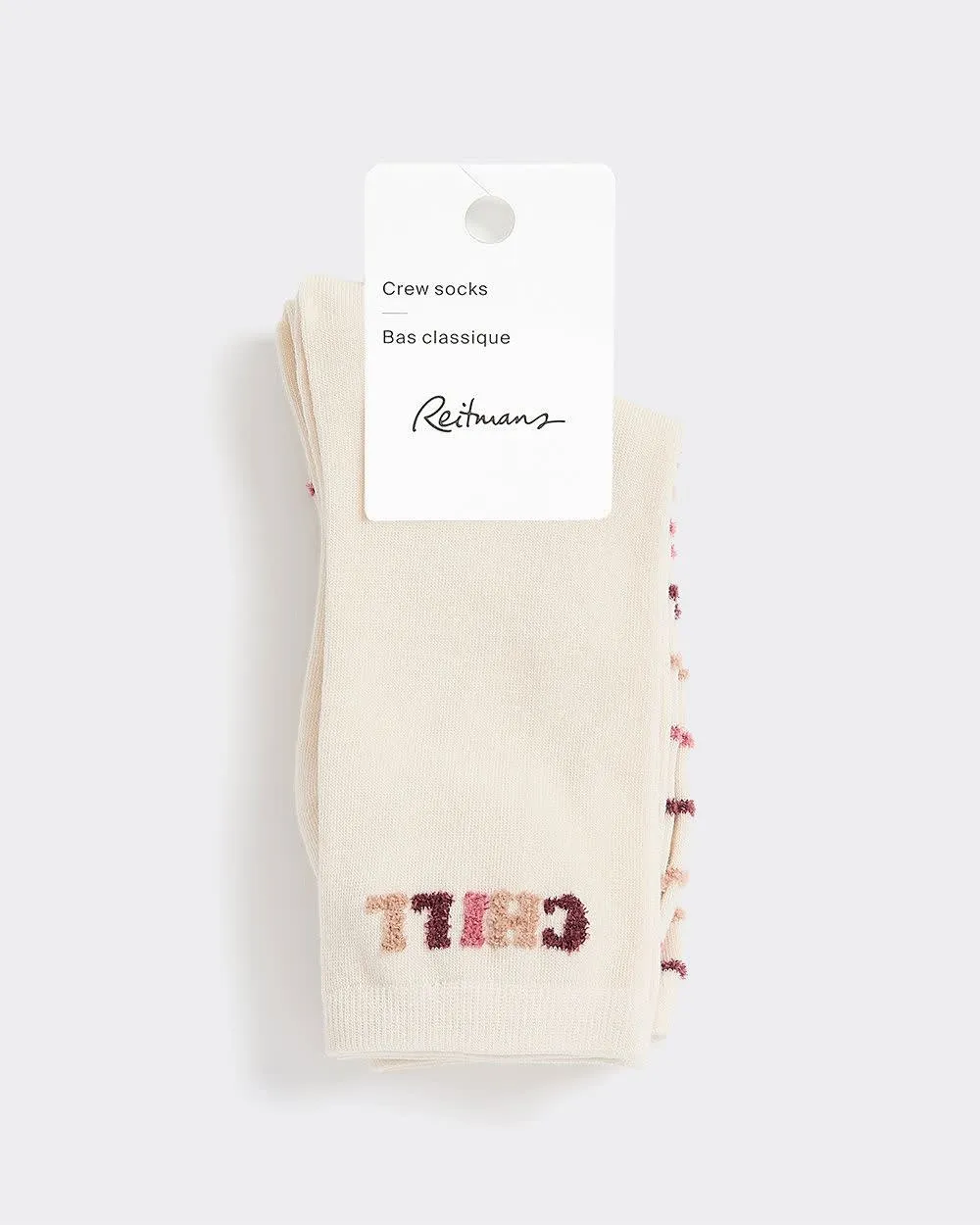 Cream Socks - 2 Pairs sold by Reitmans product image thumbnail 2