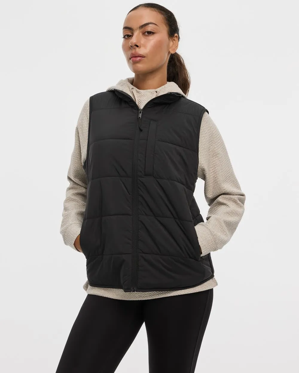 Sleeveless Puffy Vest - Hyba sold by Reitmans