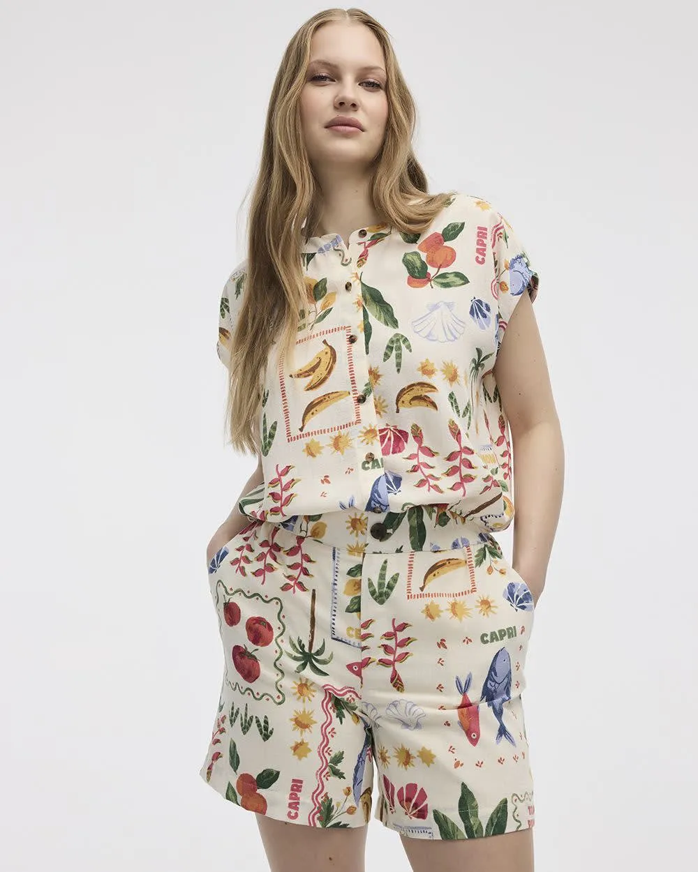 Shorts with Elastic Waistband sold by Reitmans