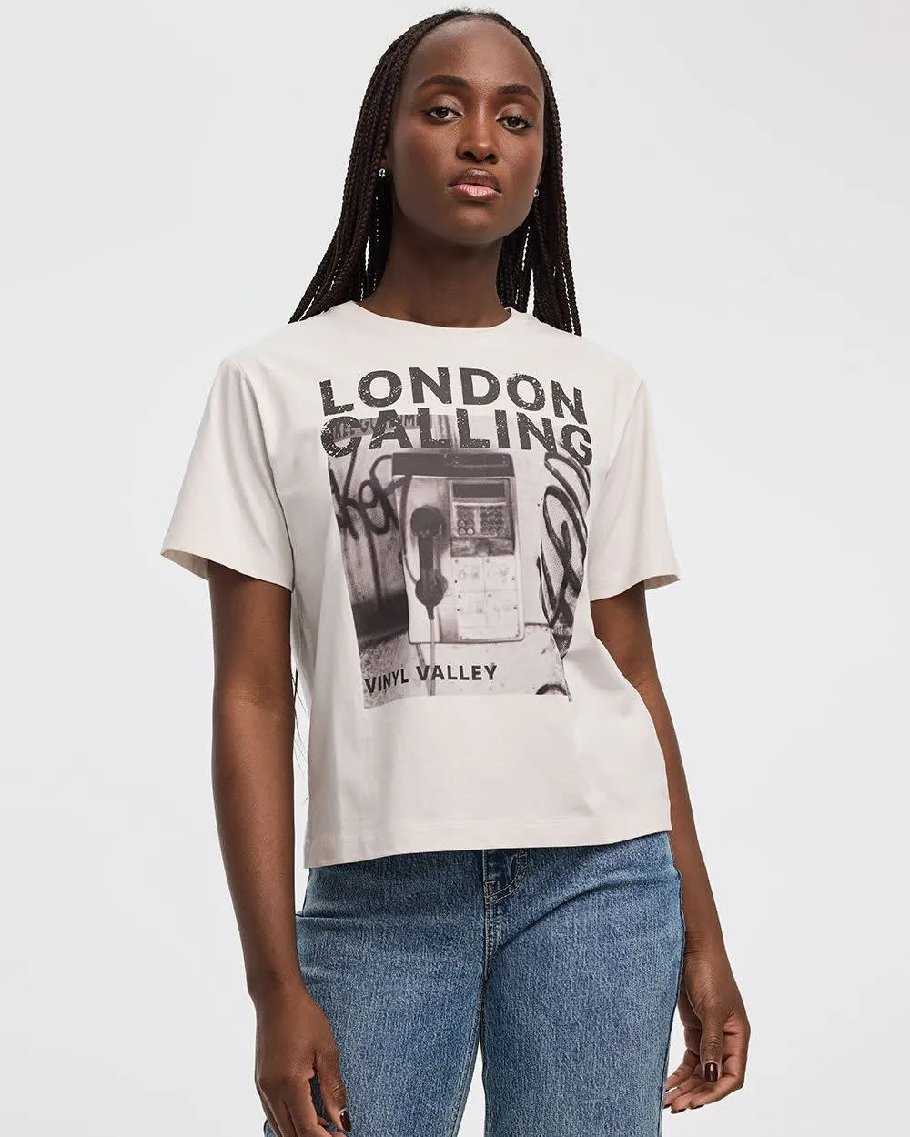 Short-Sleeve Crew-Neck T-Shirt sold by Reitmans product image thumbnail 5