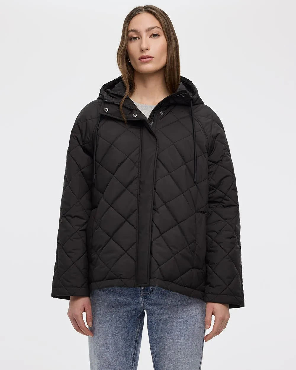 Quilted Hooded Jacket sold by Reitmans product image thumbnail 3