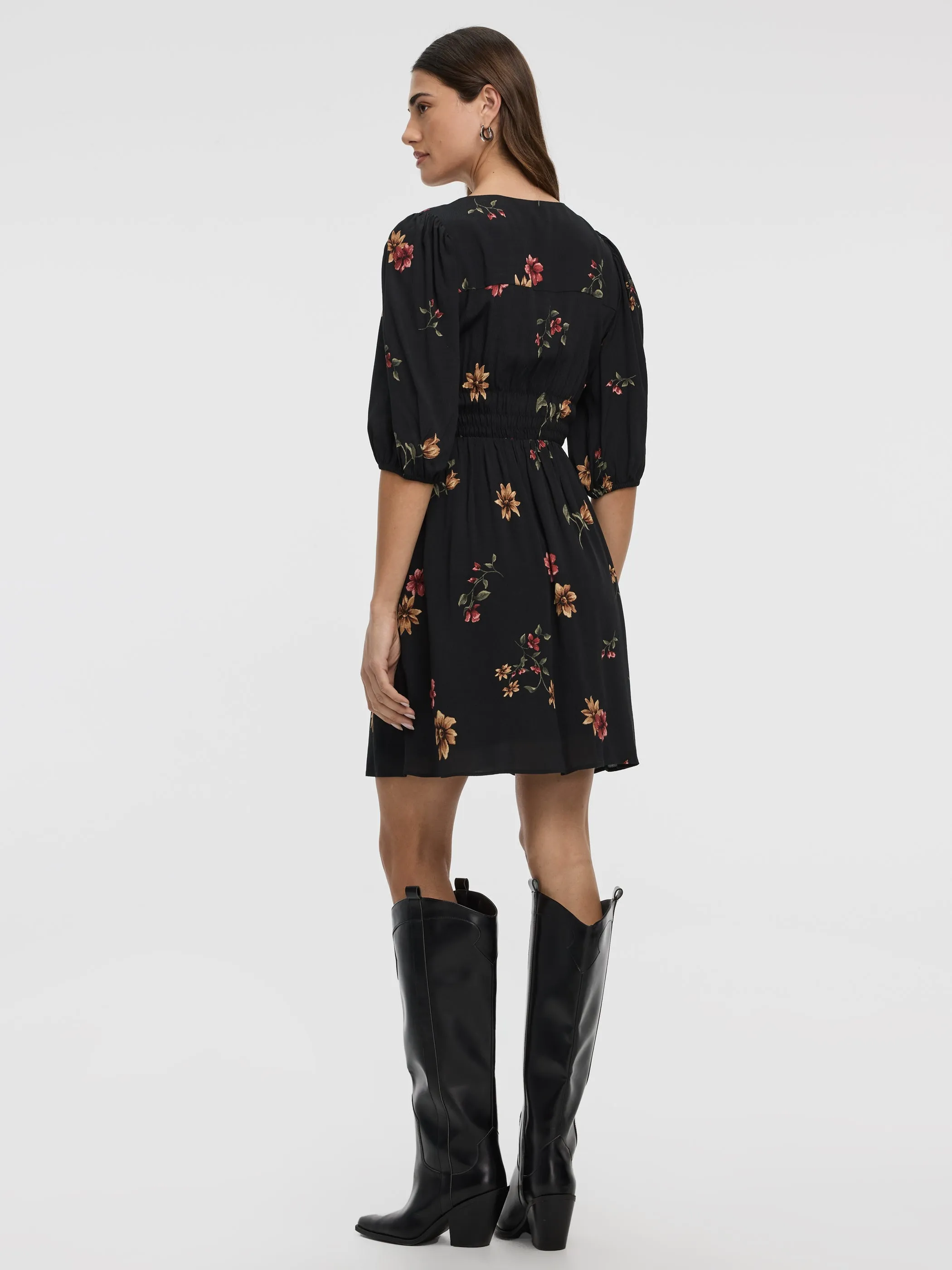 V-Neck Empire-Cut Dress sold by Reitmans product image thumbnail 3