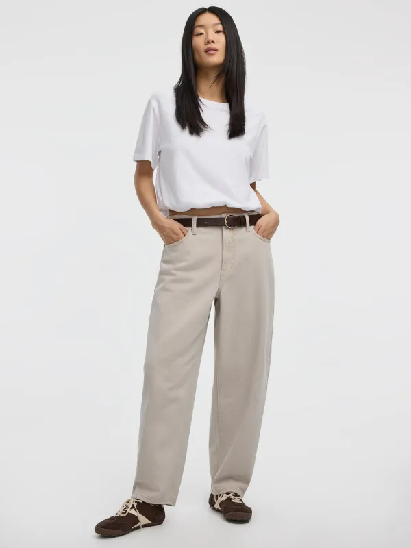 High-Rise Barrel Jeans made by Reitmans
