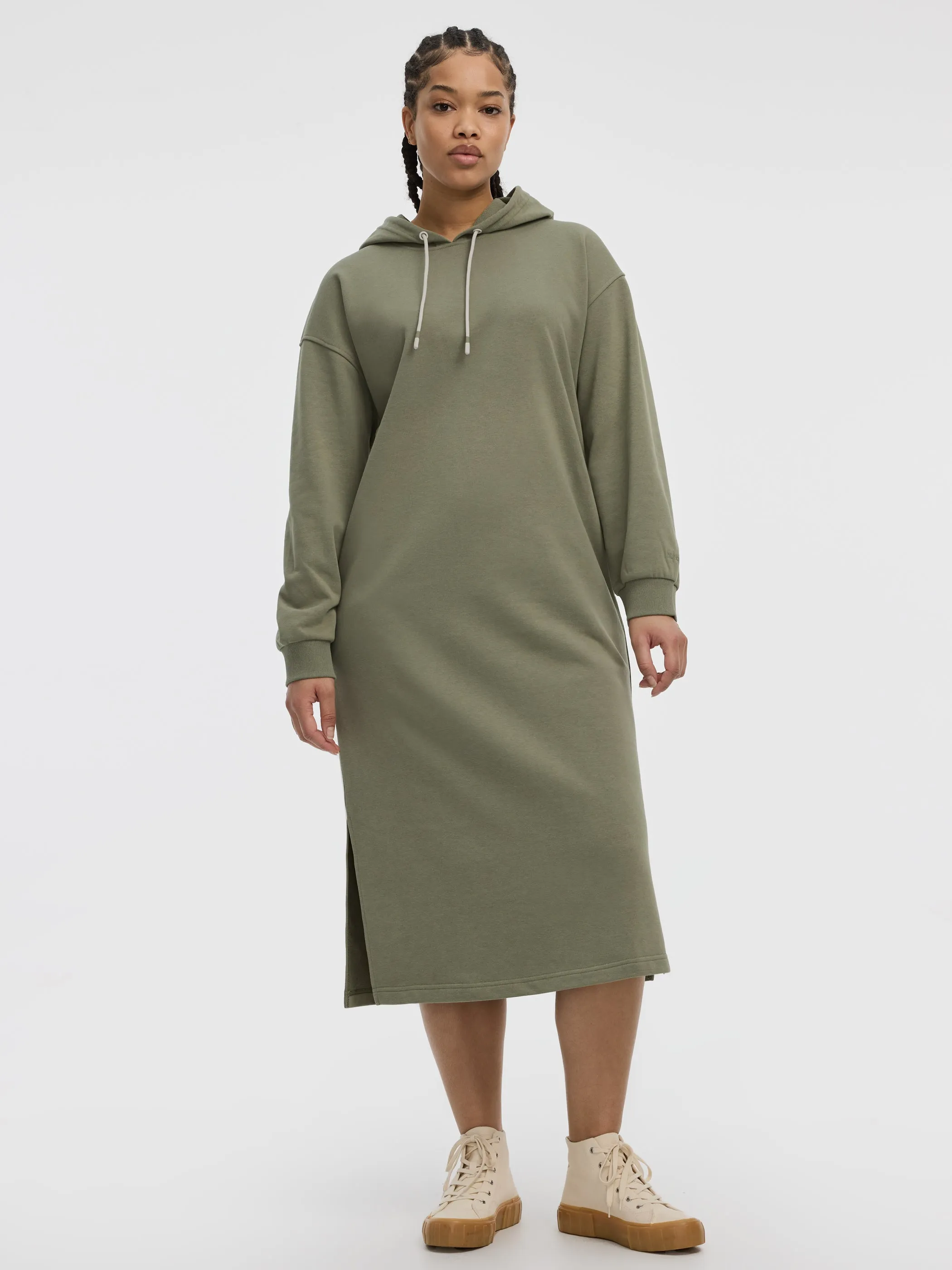 Long-Sleeve Hooded Dress - Hyba sold by Reitmans