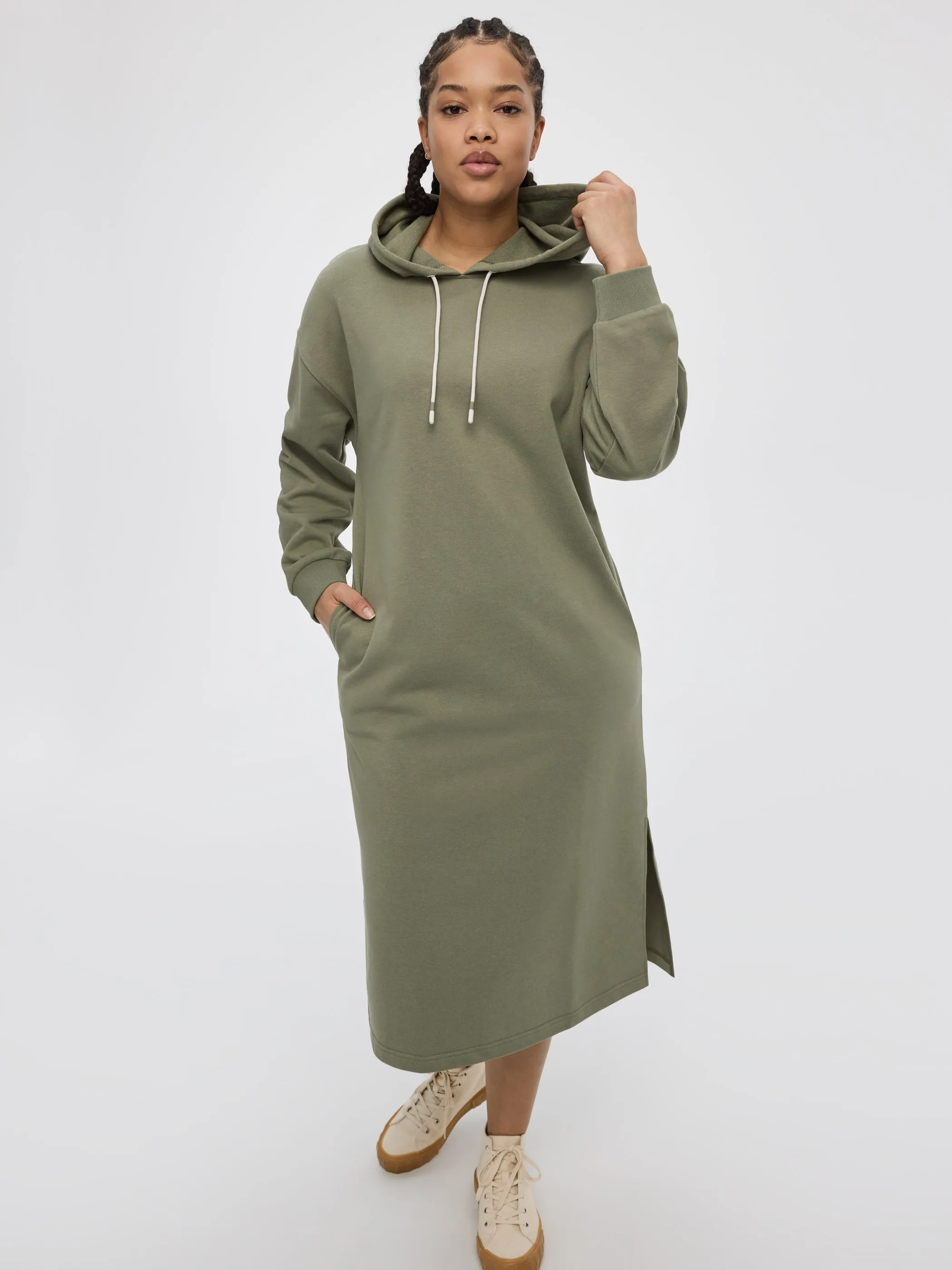 Long-Sleeve Hooded Dress - Hyba sold by Reitmans product image thumbnail 3