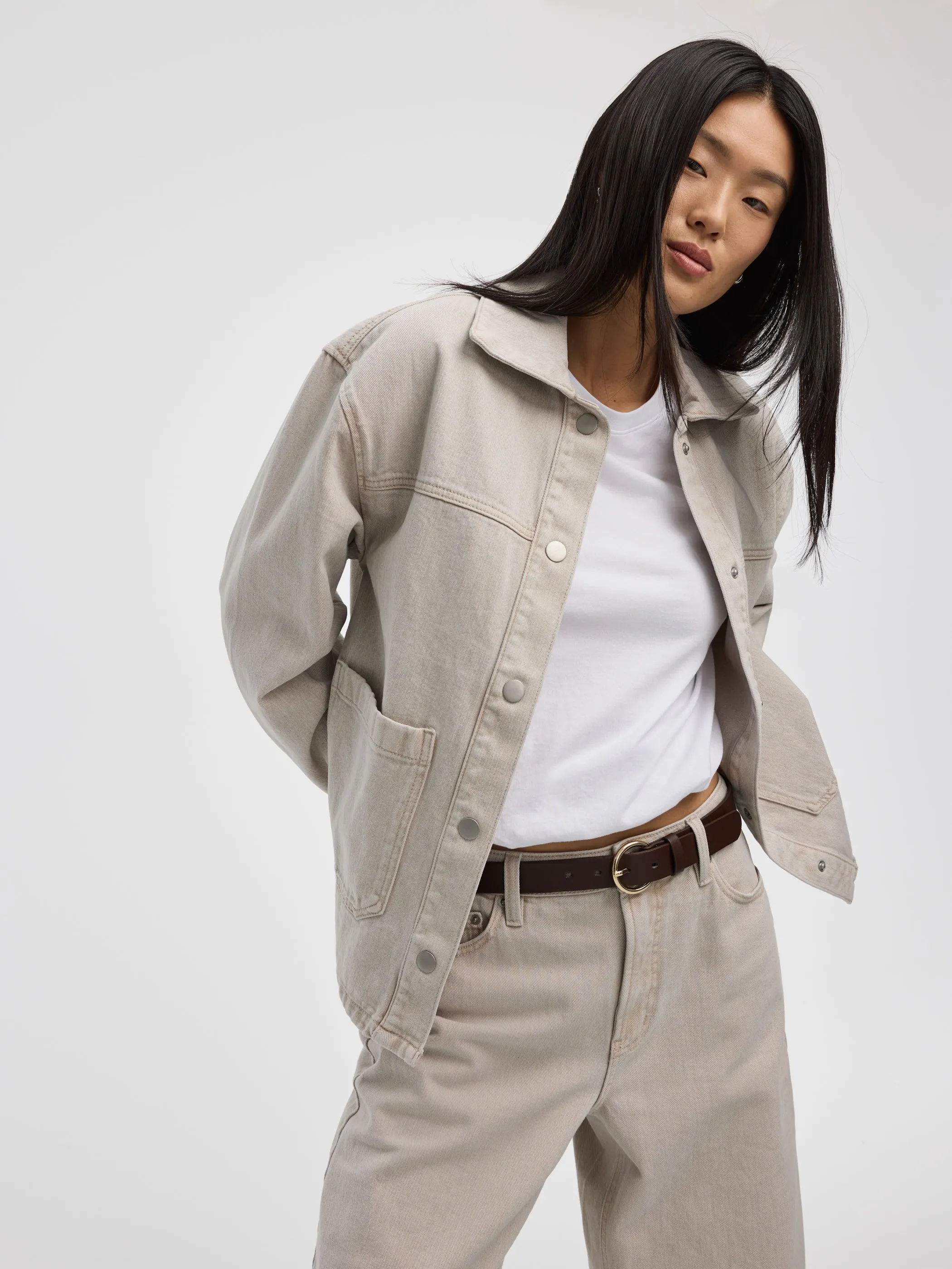 Denim Shacket sold by Reitmans product image thumbnail 4