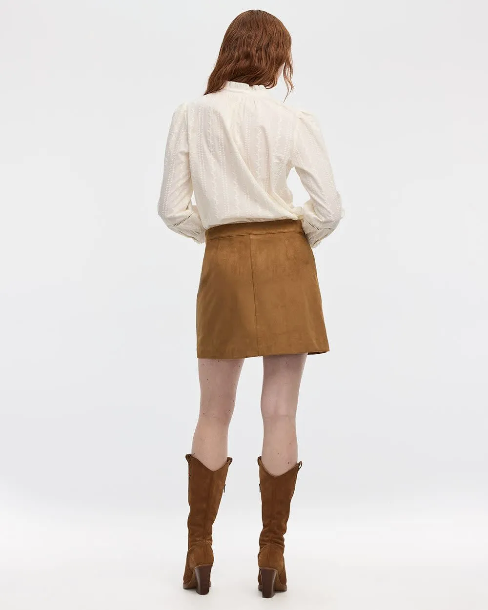 Faux-Suede Mini Skirt sold by Reitmans product image thumbnail 2