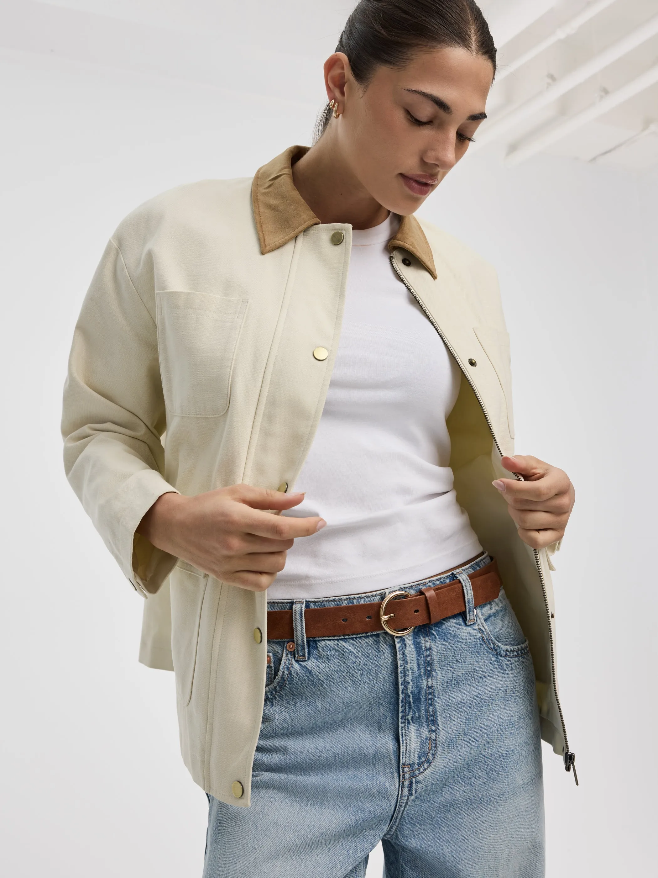 Canvas Jacket sold by Reitmans product image thumbnail 4