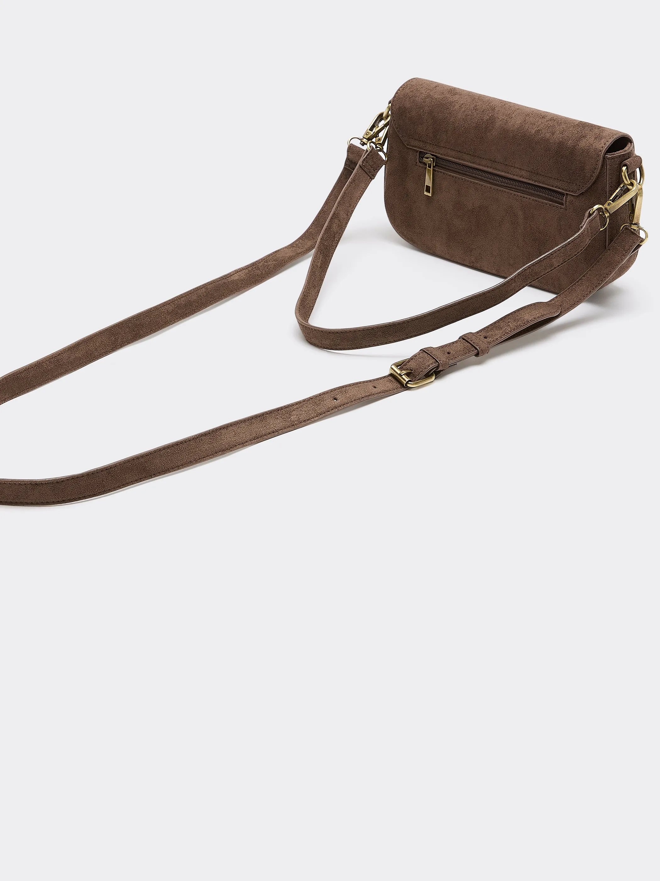 Faux Suede Crossbody Purse sold by Reitmans product image thumbnail 3