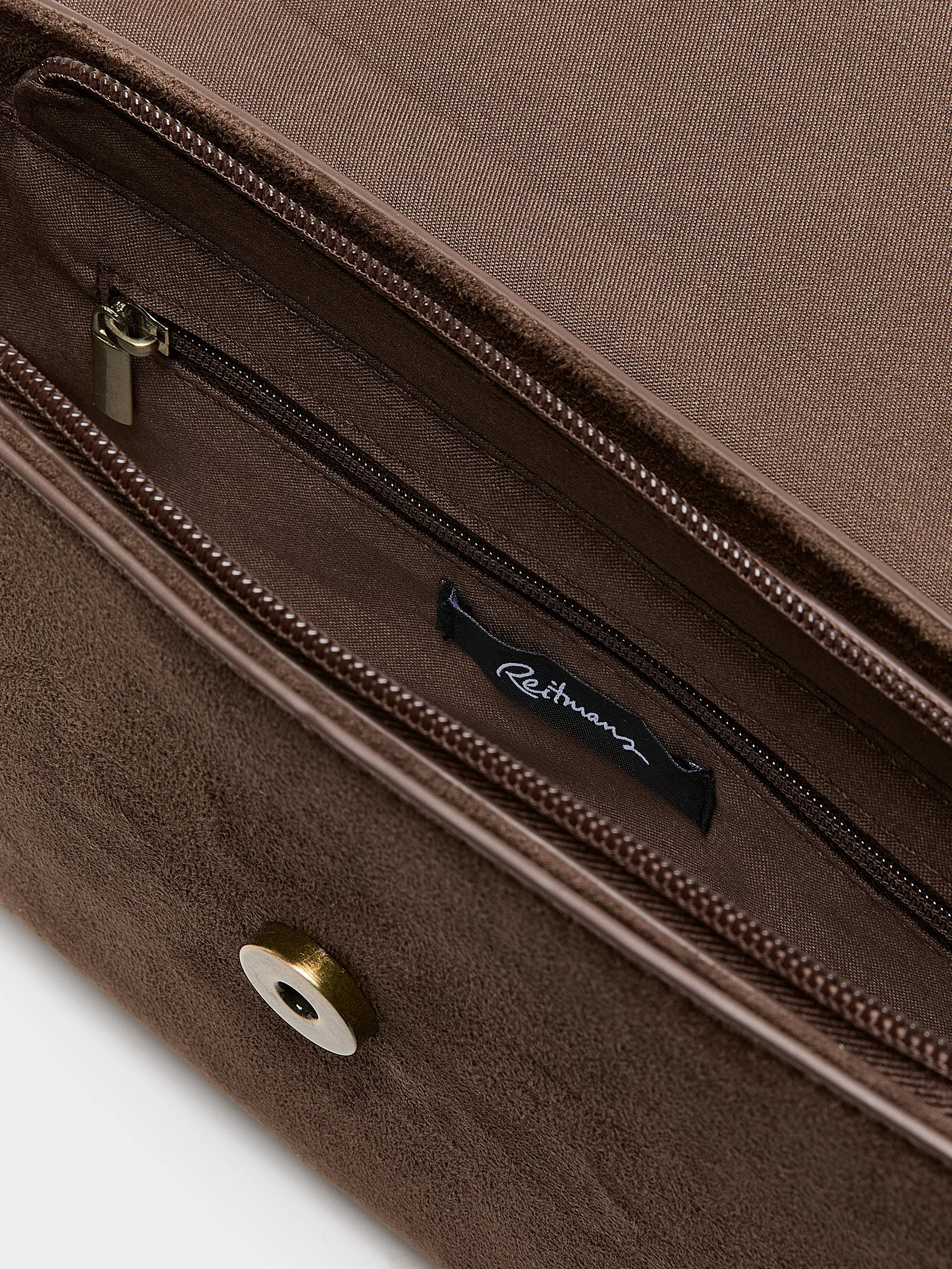 Faux Suede Crossbody Purse sold by Reitmans product image thumbnail 2