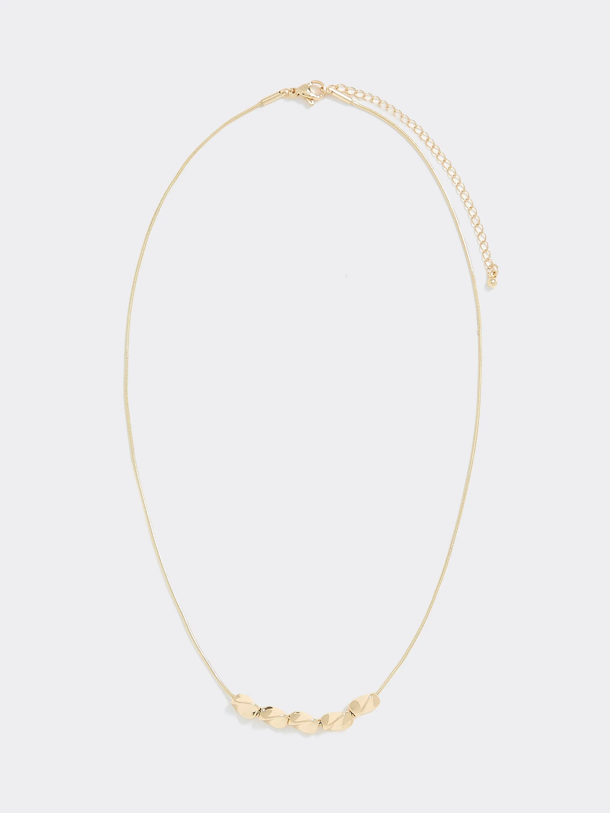 Stainless Steel Short Necklace with Twisted Beads sold by Reitmans product image thumbnail 2