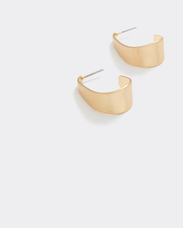 Satin-Finish Hoops sold by Reitmans