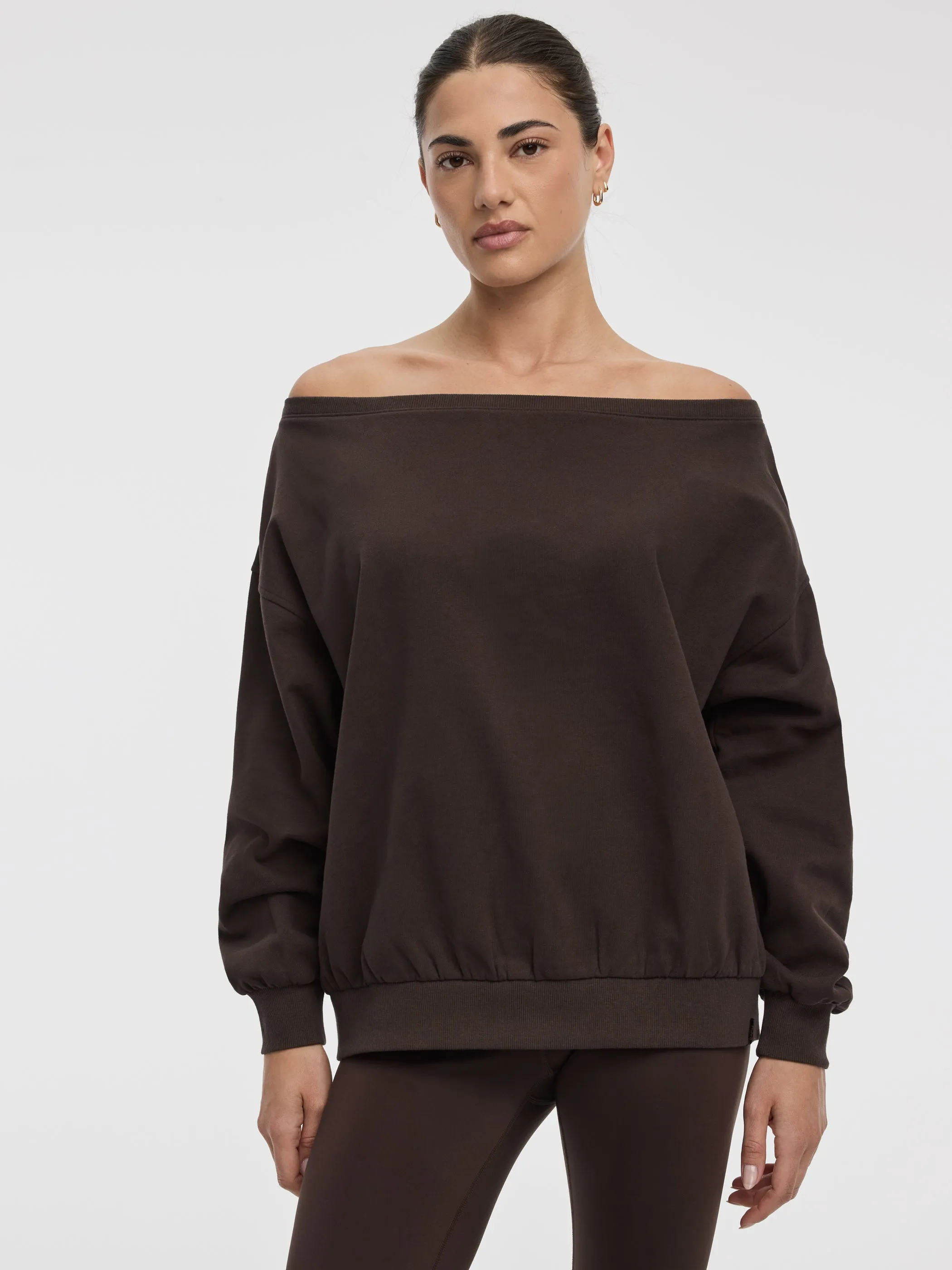 Off-the-Shoulder Long-Sleeve Top - Hyba sold by Reitmans