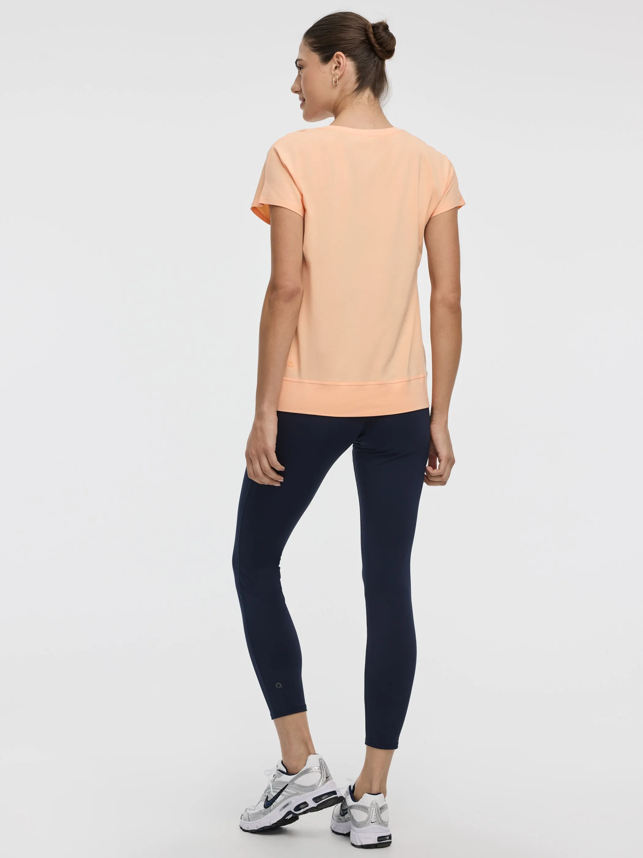 Crew-Neck T-Shirt with Twisted Front - Hyba sold by Reitmans product image thumbnail 3