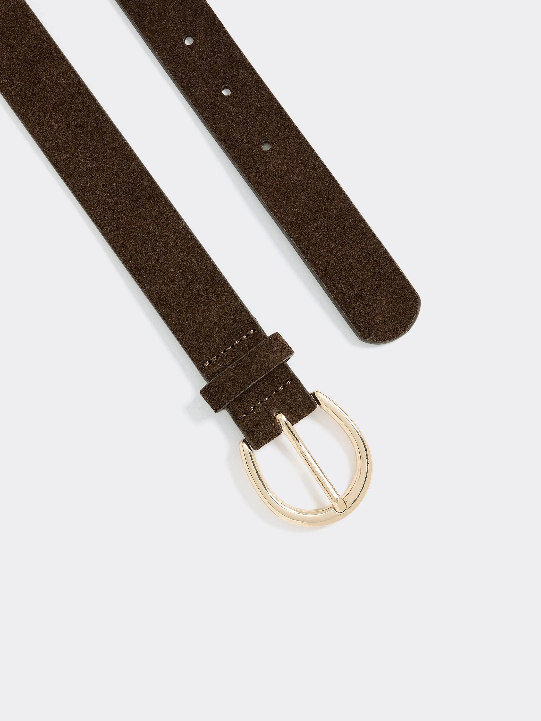 Suede Leather Belt with Round Buckle sold by Reitmans product image thumbnail 3