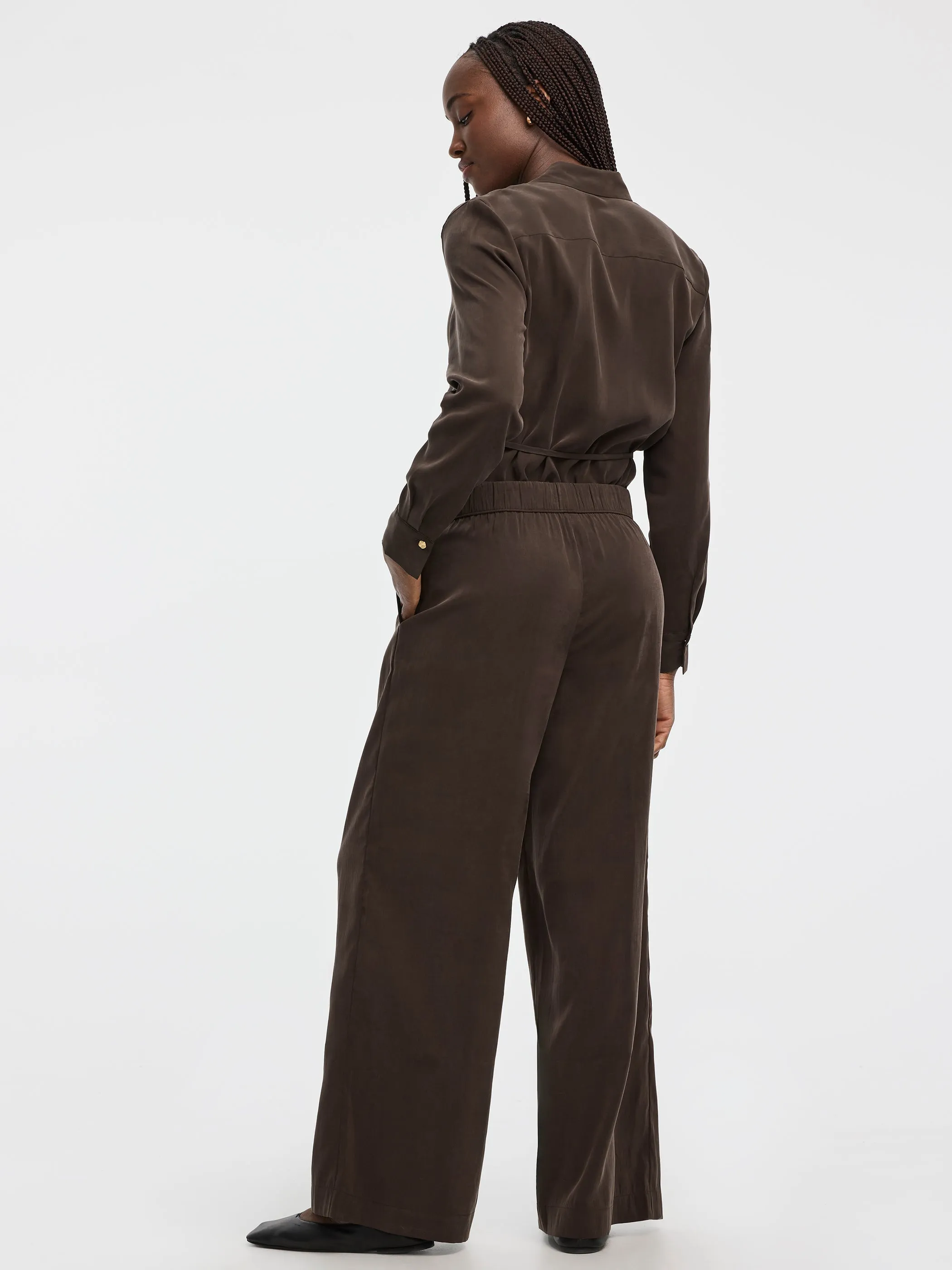 Wide-Leg High-Rise Pull-On Pant sold by Reitmans product image thumbnail 2