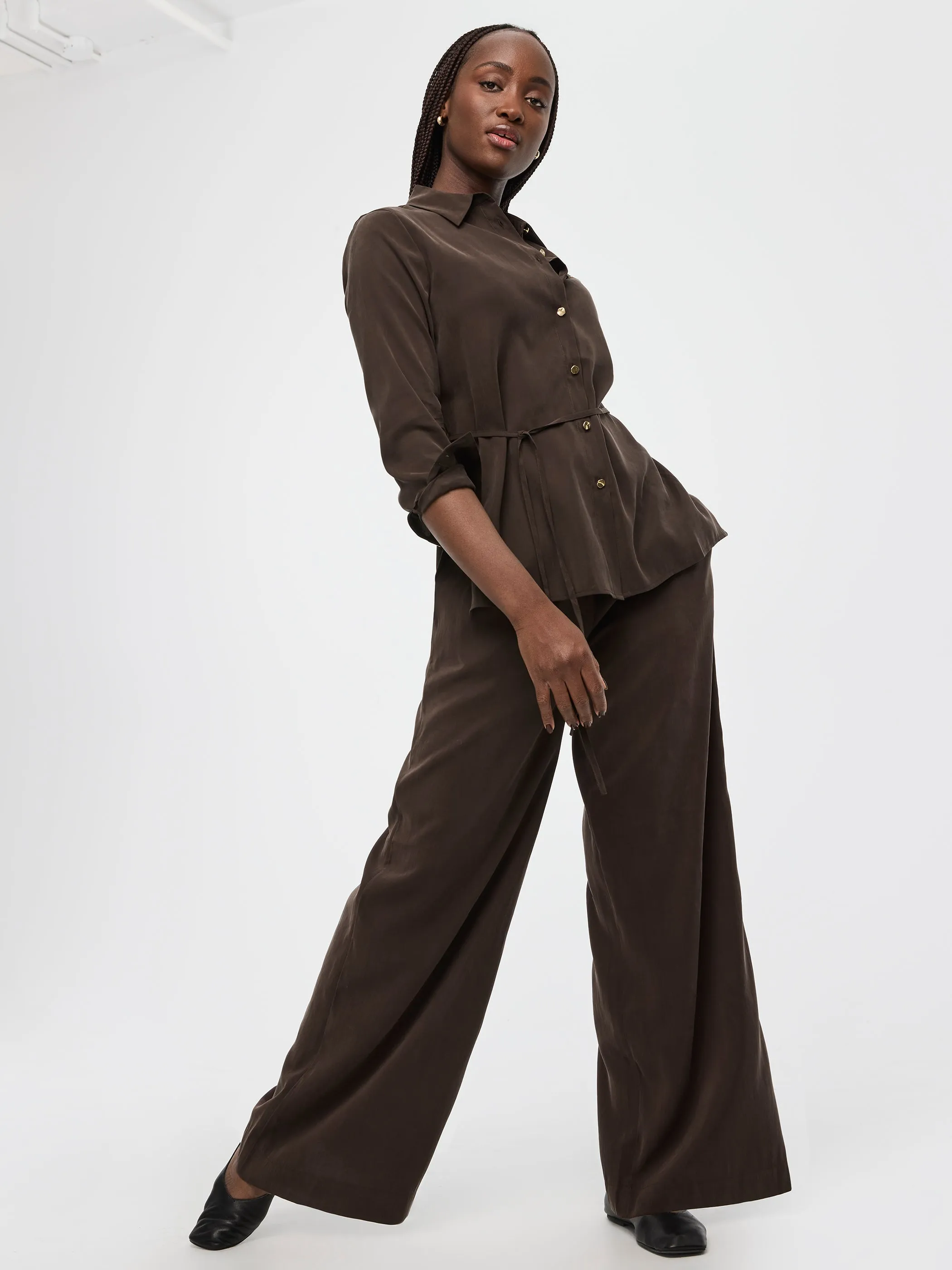 Wide-Leg High-Rise Pull-On Pant sold by Reitmans product image thumbnail 4