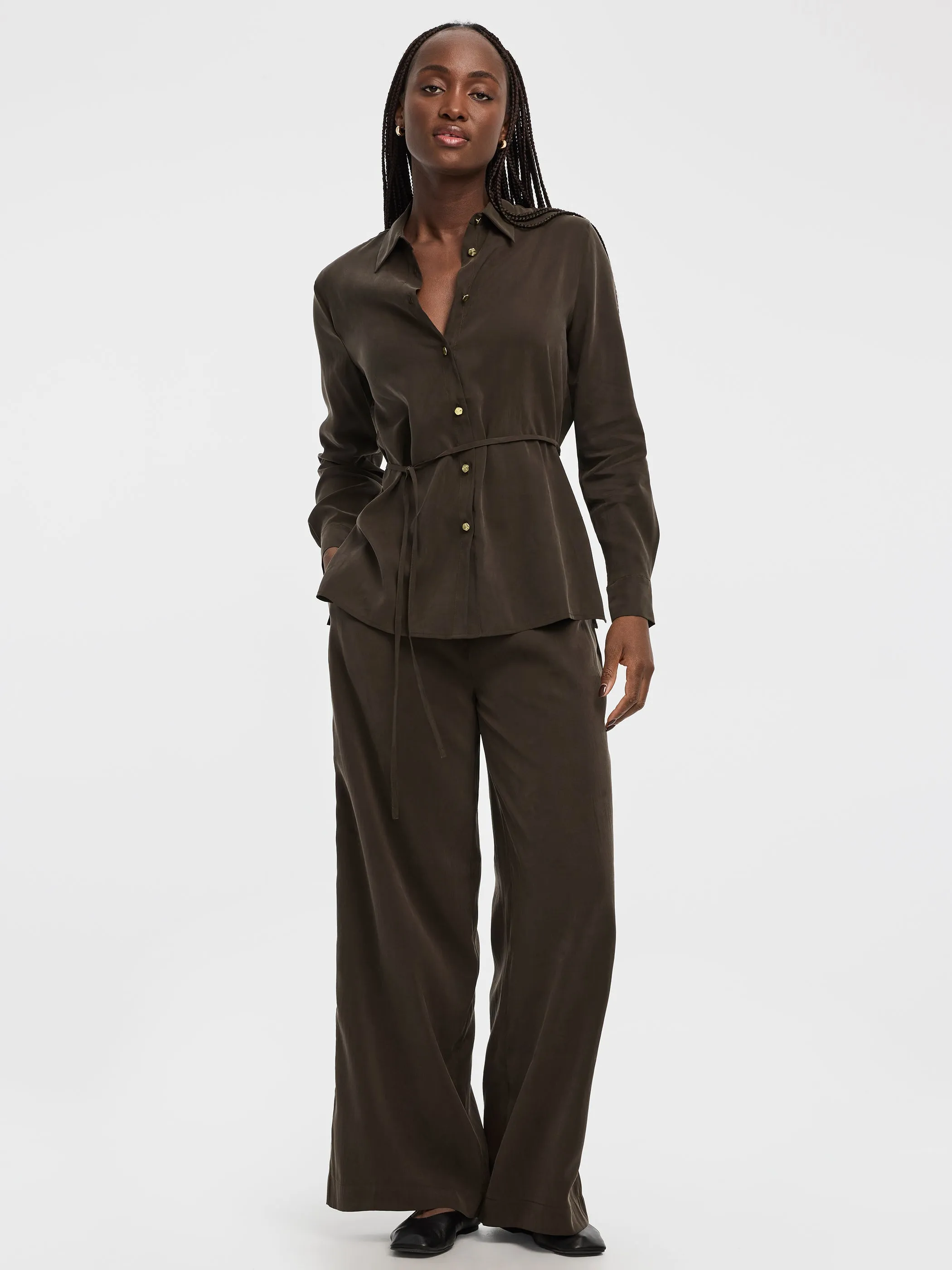 Wide-Leg High-Rise Pull-On Pant sold by Reitmans